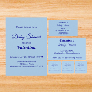 Light Blue Baby Shower